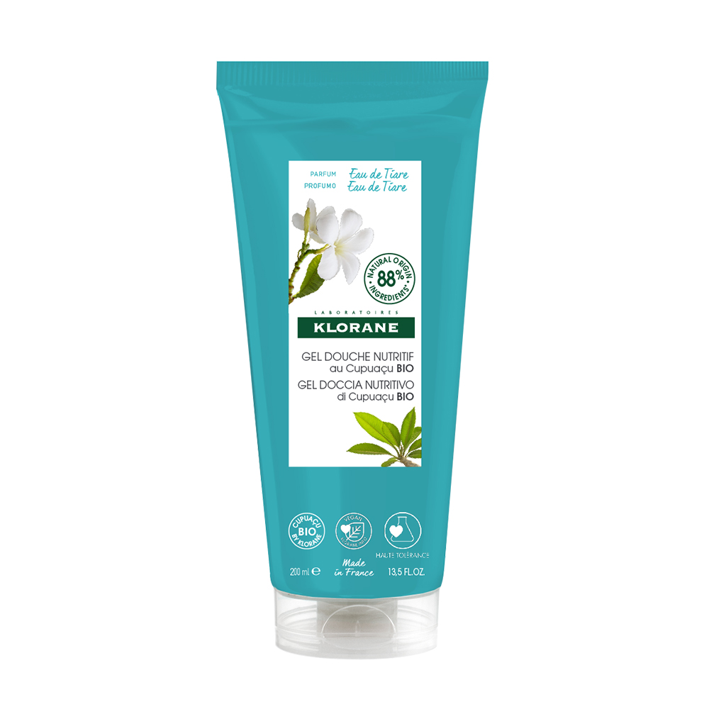 Klorane Acqua di Tiarè Gel Doccia Nutritivo al Cupuaçu Bio 200ml