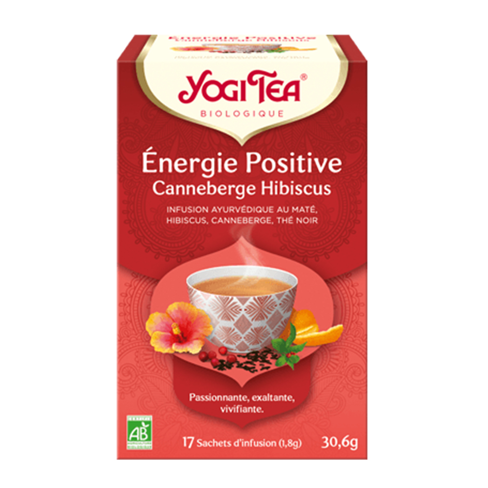 Yogi Tea Energia Positiva Canneberge Ibisco 17 Bustine