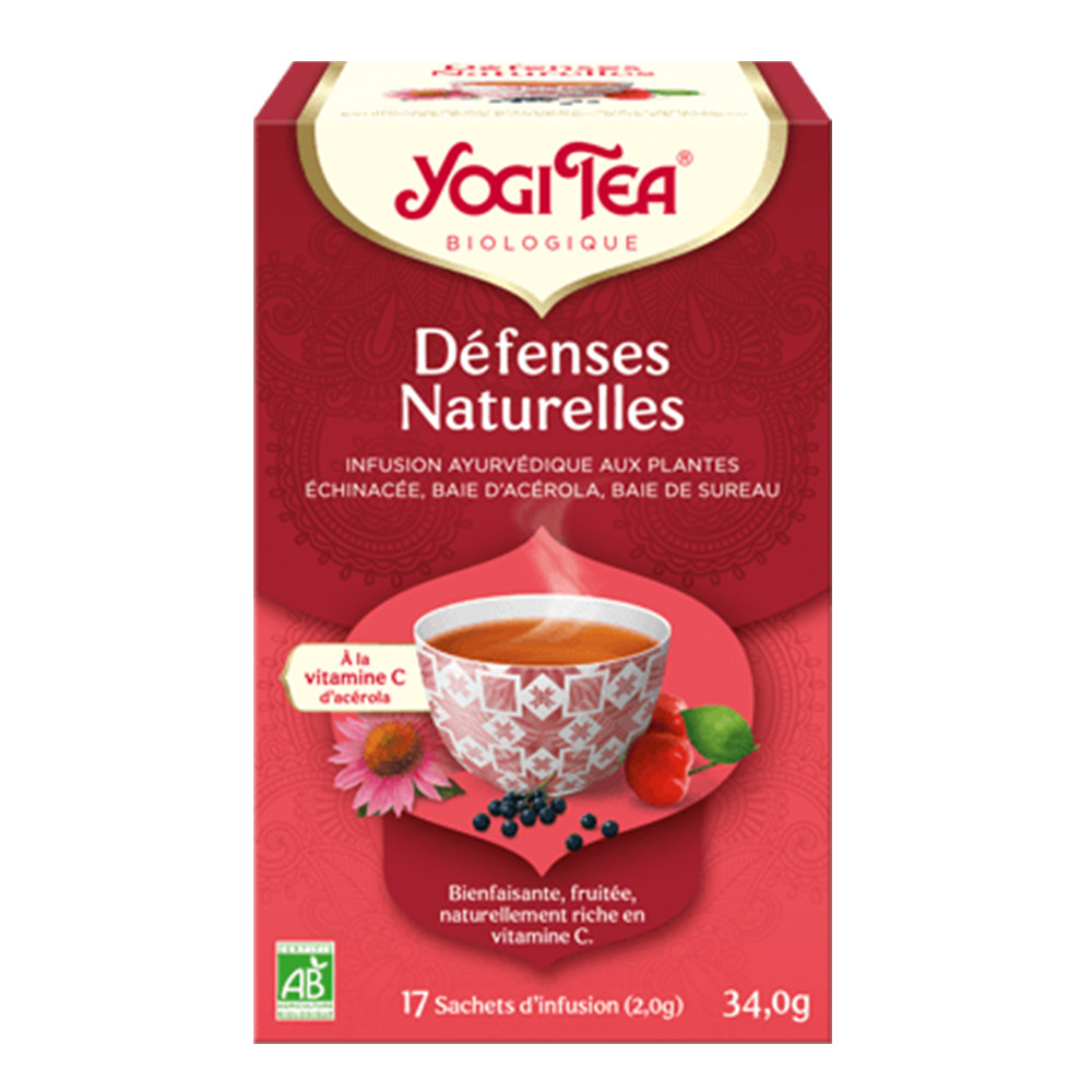 Yogi Tea Infuso biologico Difese naturali 17 Bustine