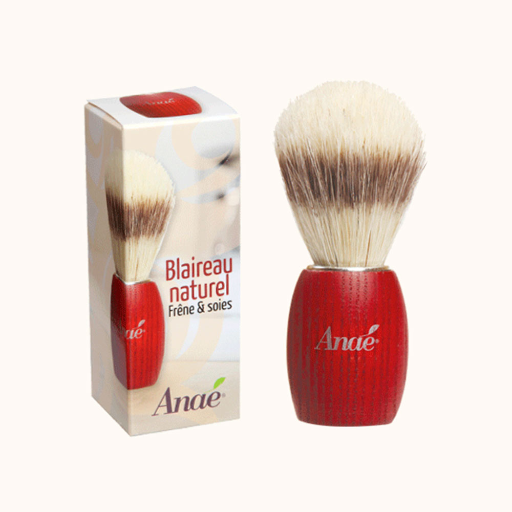 Anae Pennello da barba in faggio naturale