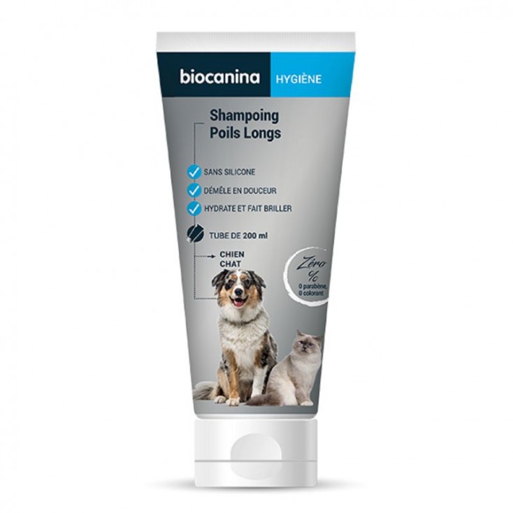 Biocanina Shampoo e balsamo per cane e gatto a pelo lungo 200 ml
