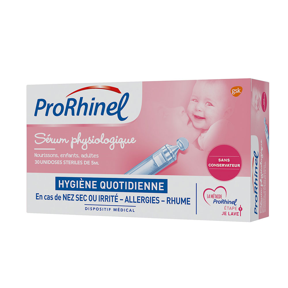 Prorhinel Siero fisiologico Neonati, bambini e adulti 30 dosi singole da 5 ml