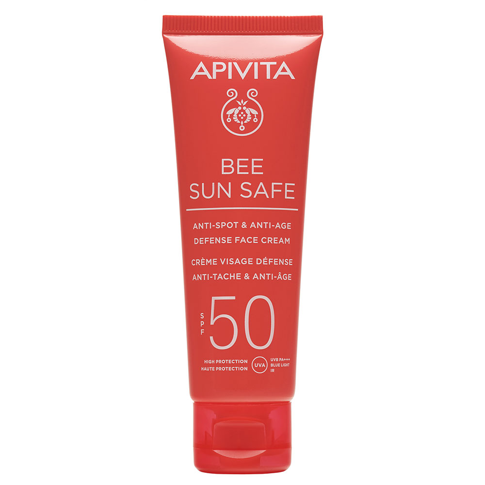 Apivita Bee Sun Safe Crema Viso Anti-Macchia e Anti-Età SPF50 50ml