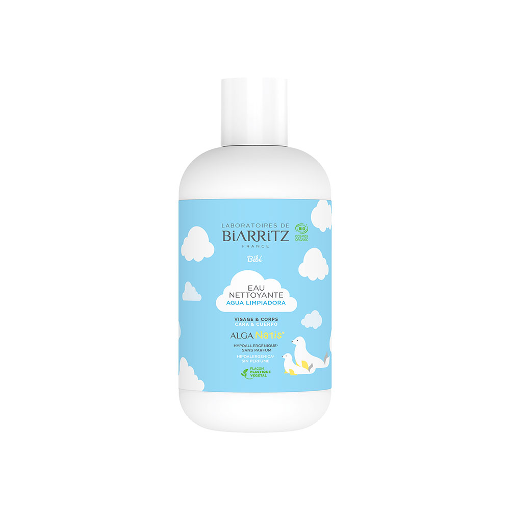 Laboratoires De Biarritz Prodotti per Neonato Acqua detergente biologica per viso e corpo 200 ml
