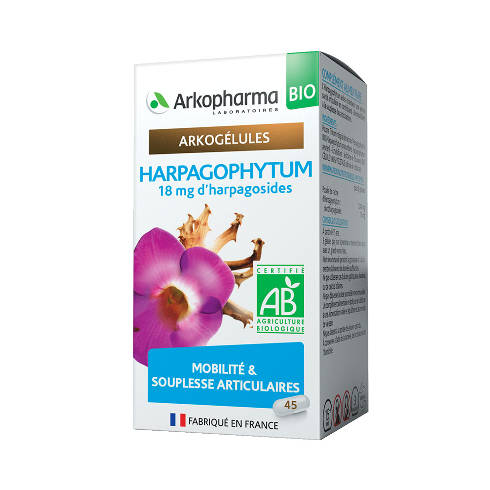 Arkopharma Arkocapsule Artiglio del Diavolo Bio Mobilità e flessibilità articolare 45 capsule
