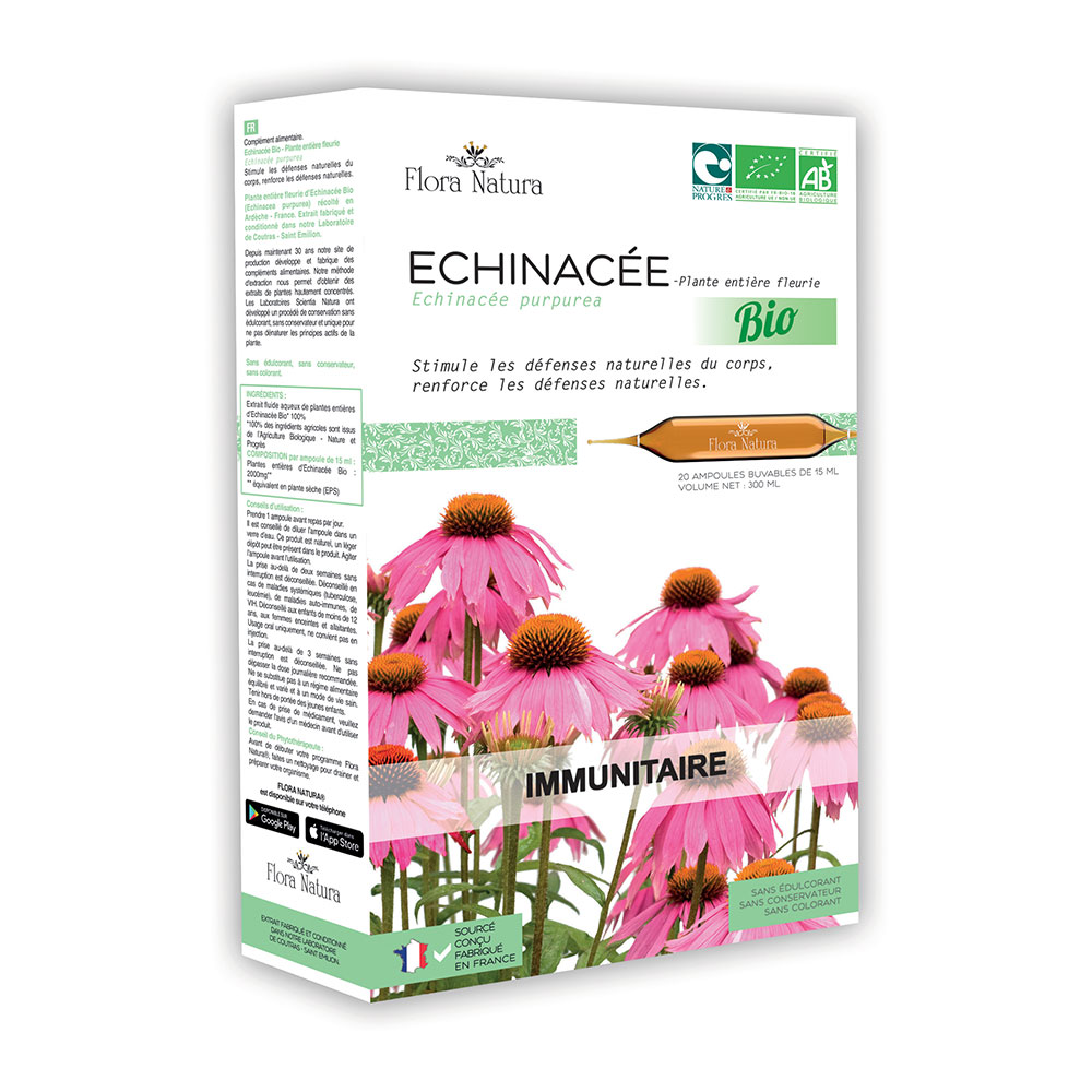 Flora Natura Echinacea biologica Immunità 20 fiale