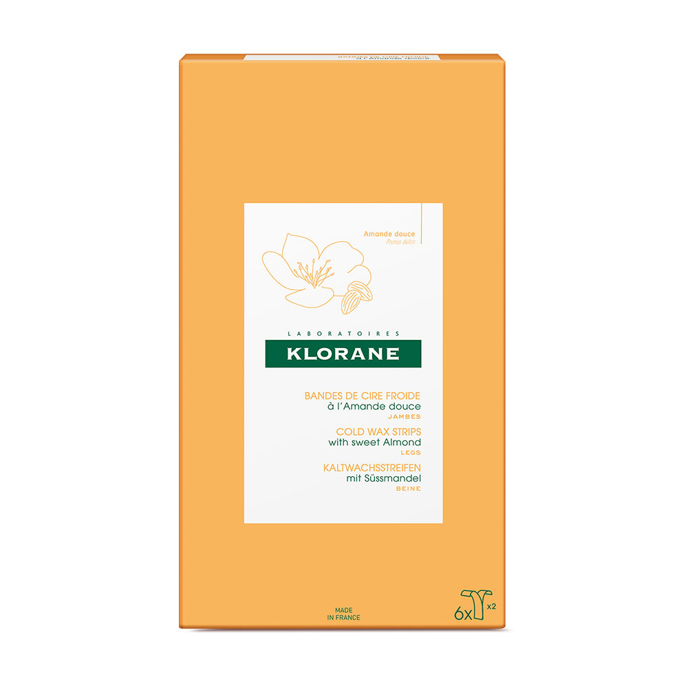 Klorane Mandorla dolce Bendaggi di cera a freddo per le gambe x6