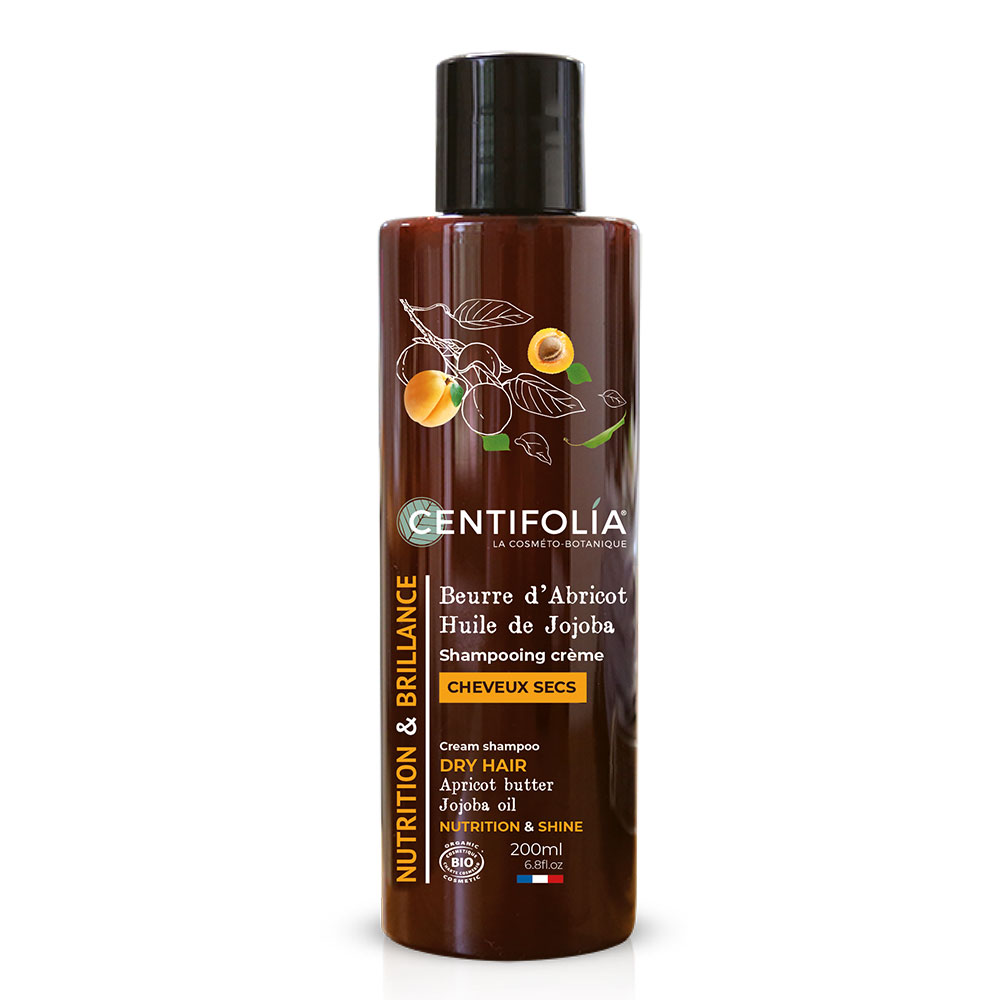 Centifolia Shampoo Crema al burro di albicocca/olio di jojoba per capelli secchi 200 ml