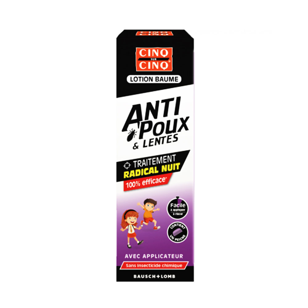Cinq Sur Cinq Balsamo per pidocchi e lendini con applicatore 100ml