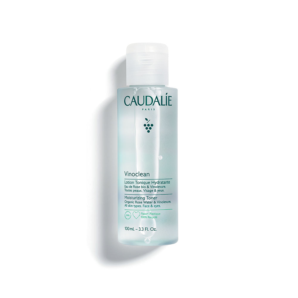 Caudalie Vinoclean Lozione tonica idratante per viso e contorno occhi 100 ml
