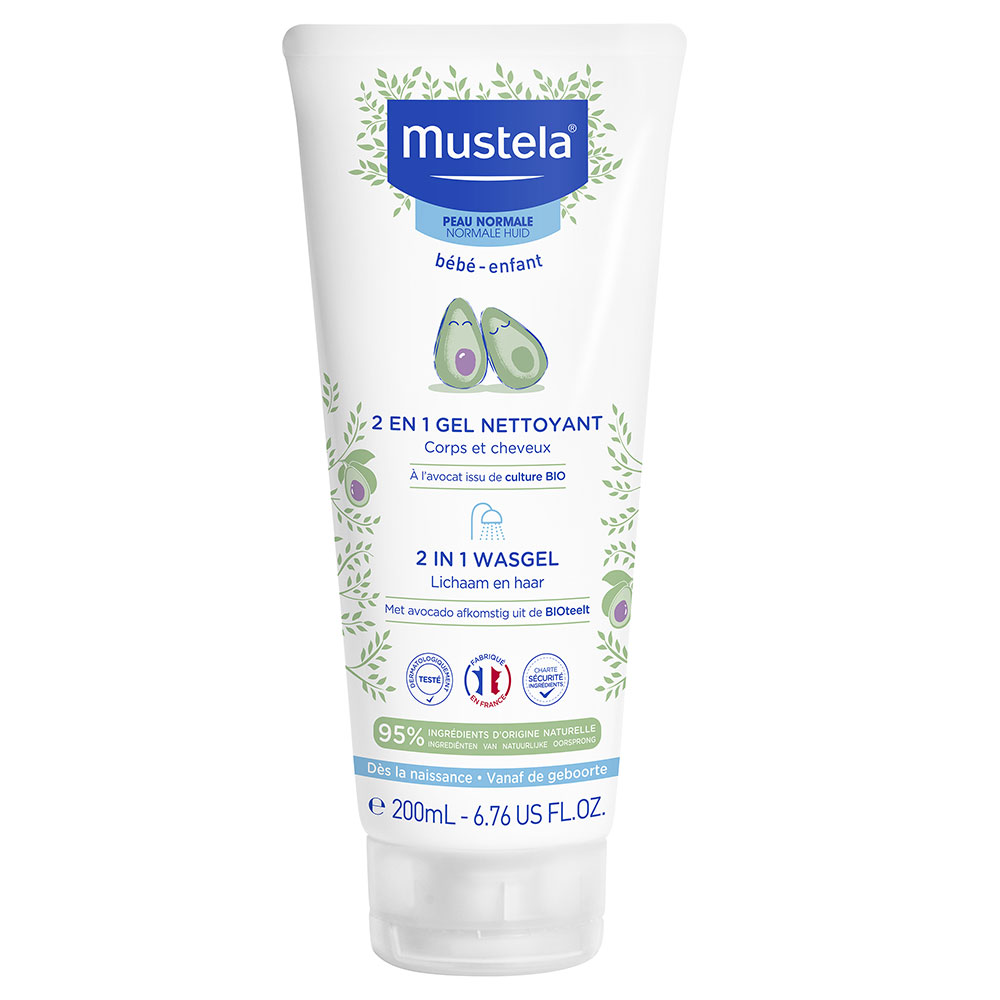 Mustela Gel detergente 2 in 1 Corpo e Capelli Pelle normale 200 ml