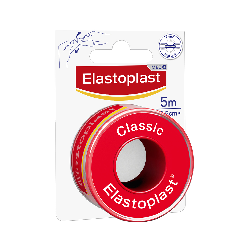 Elastoplast Primo Soccorso Nastro adesivo per fissare bende e garze Sparadrap Classic