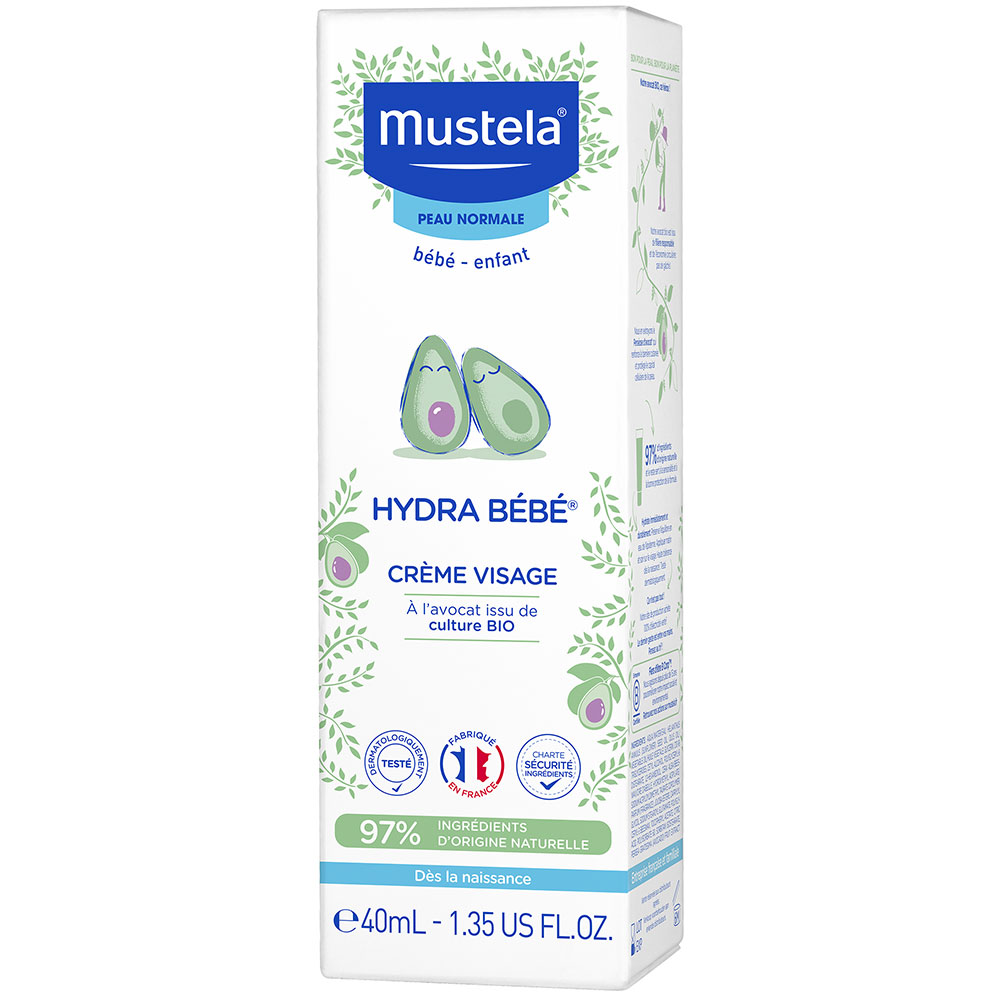 Mustela Crema Viso Pelli Normali Hydra Bebe 40ml