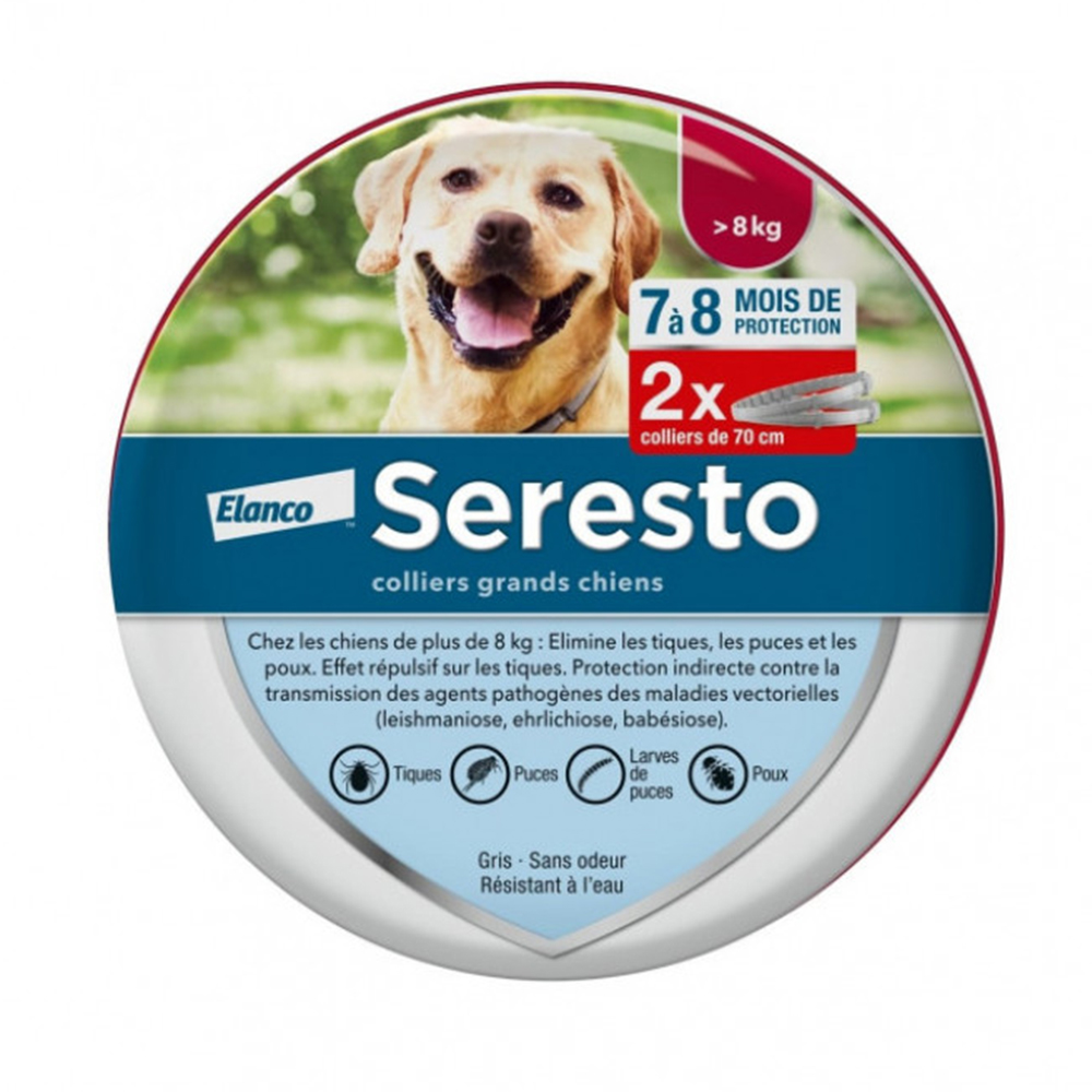 Seresto Collare Antiparassitario per Cani Grandi x 2