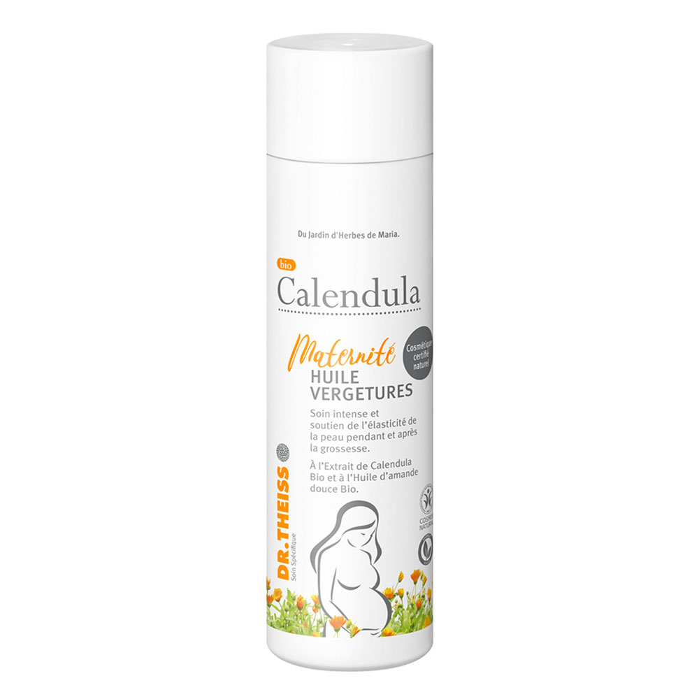 Dr. Theiss Naturwaren Bio Calendula Bébé & Maternité Olio anti-smagliature 200 ml