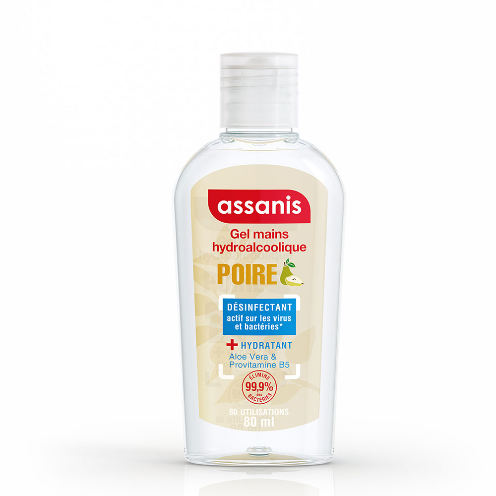 Assanis Tascabile profumato Gel idroalcolico alla pera 80ml