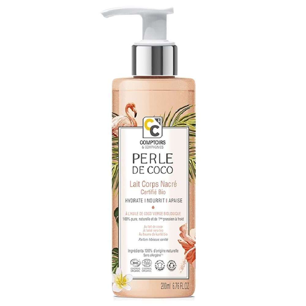 Comptoirs Et Compagnies Lozione per il corpo alla perla di cocco biologica 200 ml