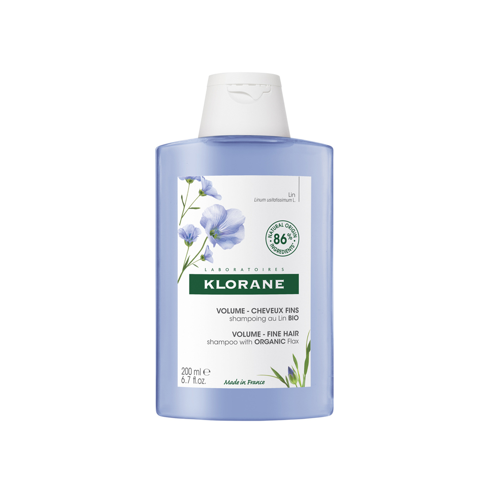 Klorane Lino Shampoo volumizzante per Capelli fini Bio 200 ml