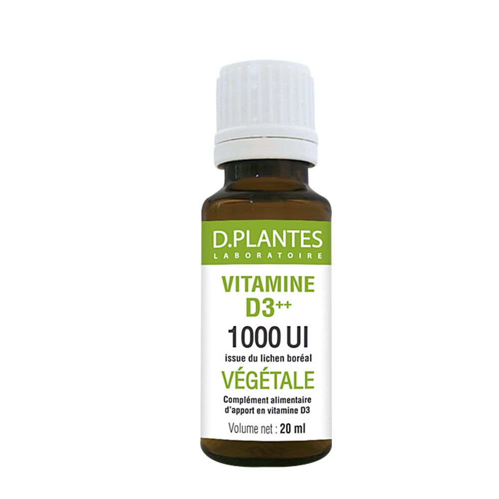 D. Plantes Vitamina D3 vegetale 1000 UI gocce 20 ml