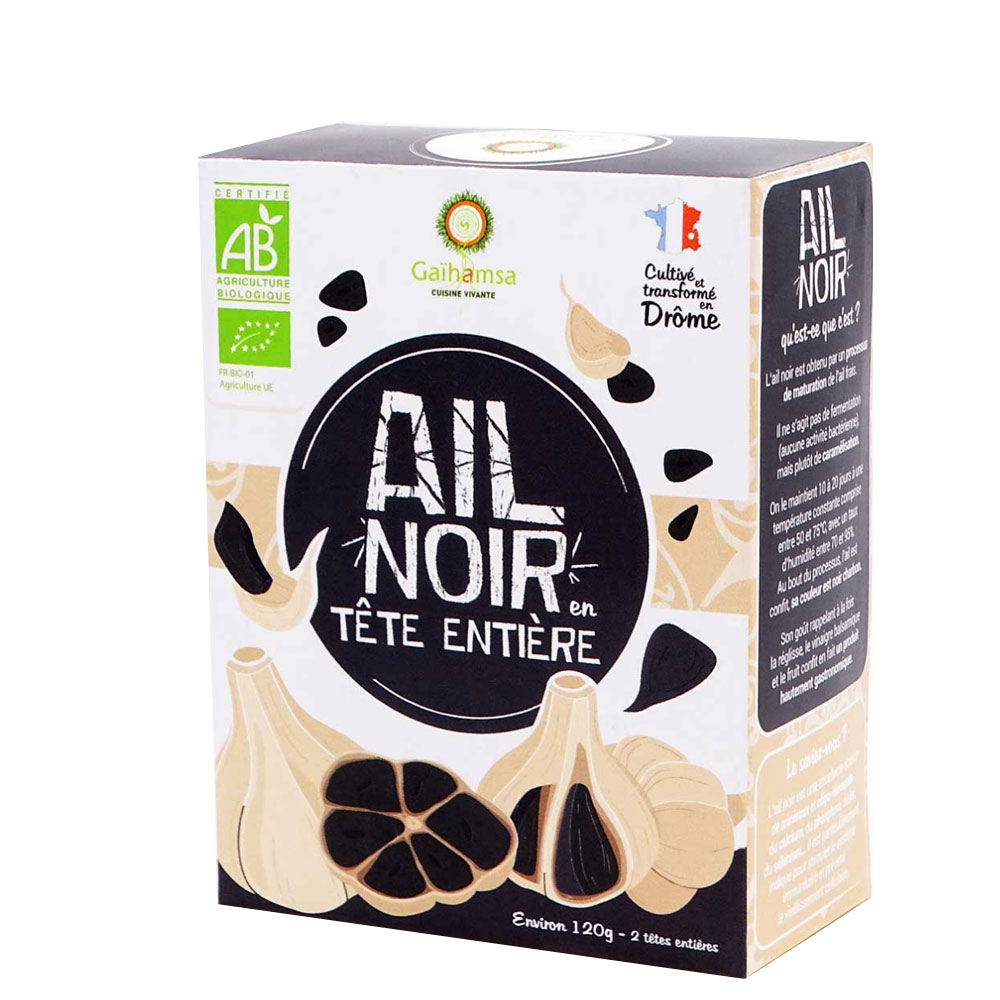 Gaihamsa Aglio Nero biologico a testa intera 120g