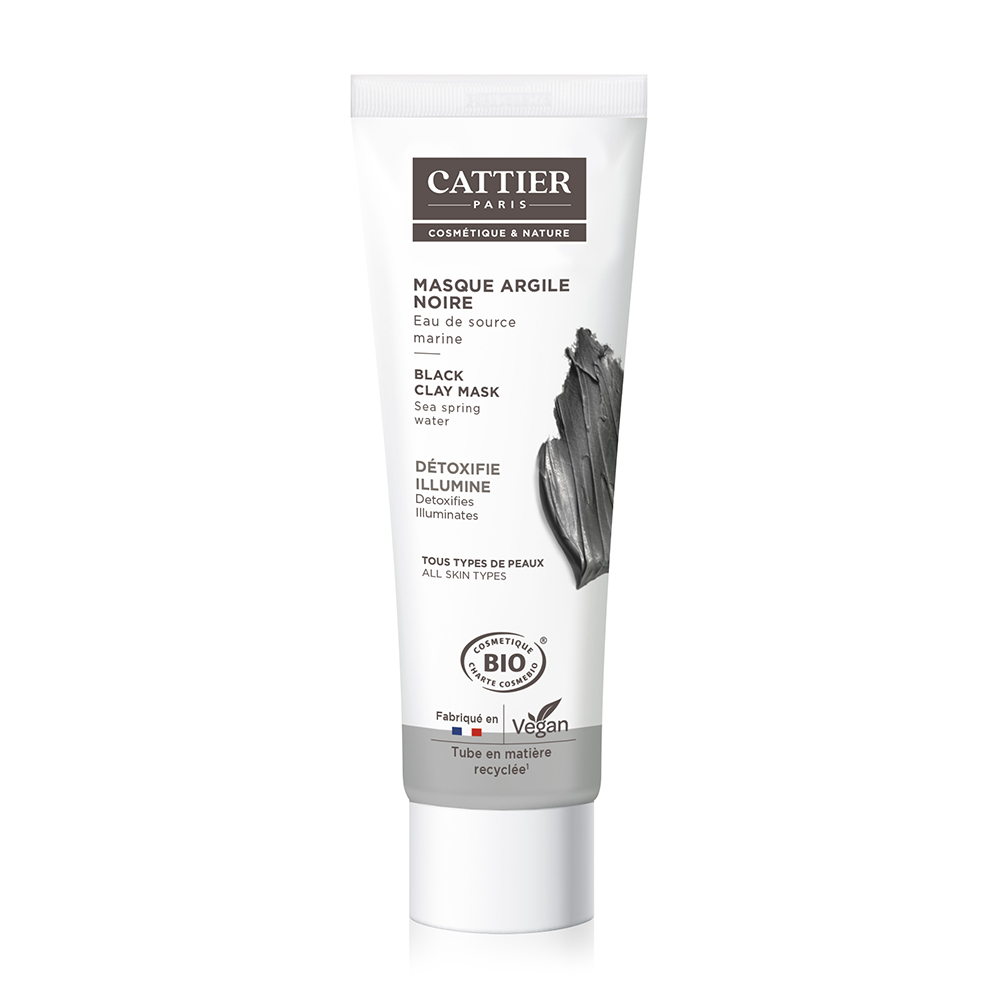 Cattier Argilla Maschera nera bio 100ml