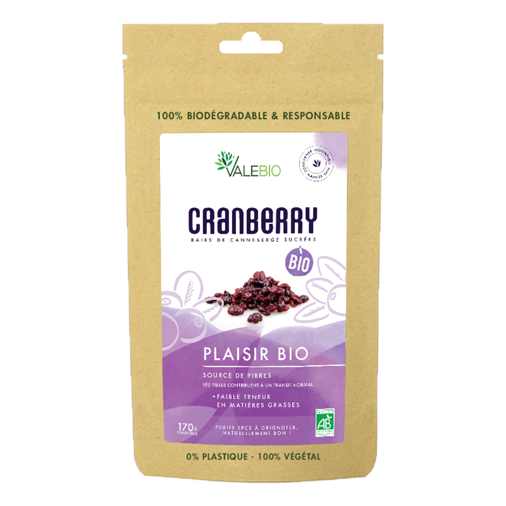 Valebio Super frutto del mirtillo rosso 170g