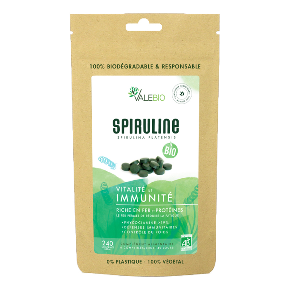 Valebio Super Food Spirulina Biologica 240 compresse