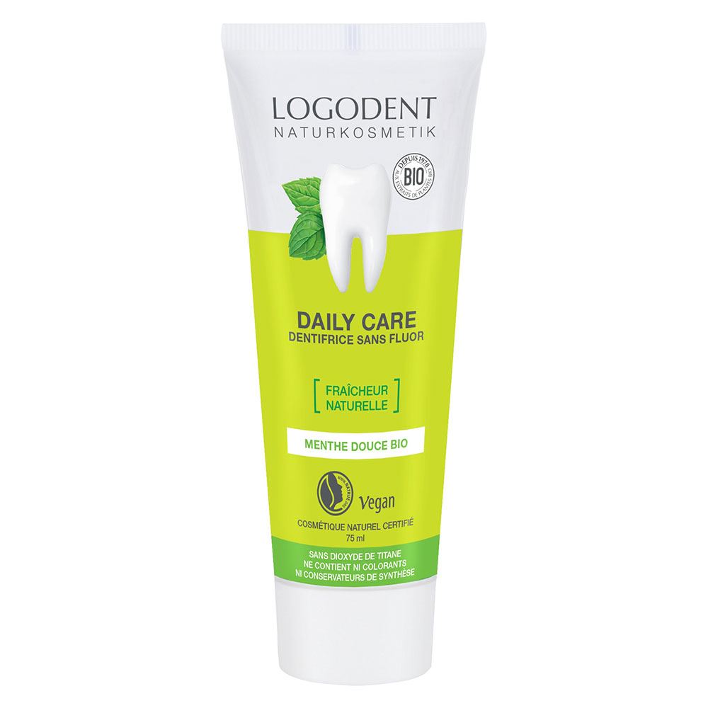 Logona Dentifricio Daily Care senza fluoro e freschezza naturale 75ml