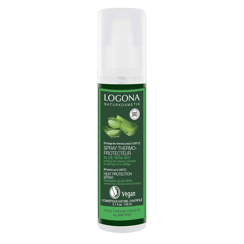 Logona Spray termoprotettivo all'aloe vera biologica 150 ml