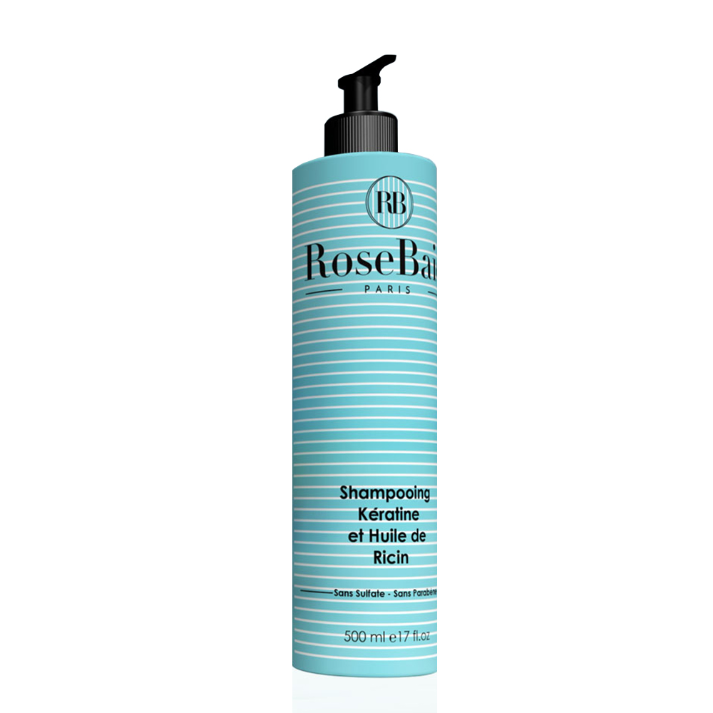 Rosebaie Ricino Shampoo alla cheratina e all'olio di ricino 500ml