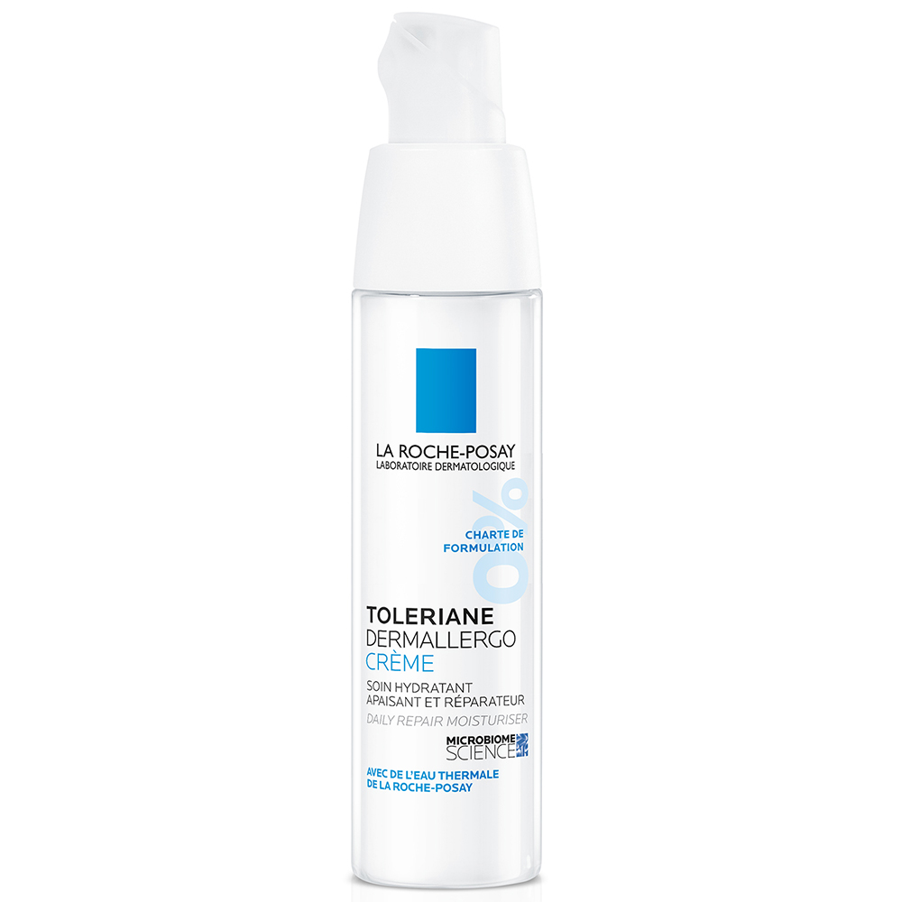 La Roche-Posay Toleriane Crema viso Dermallergo idratazione intensa 48H per pelli sensibili o allergiche, normali a secche 40 ml