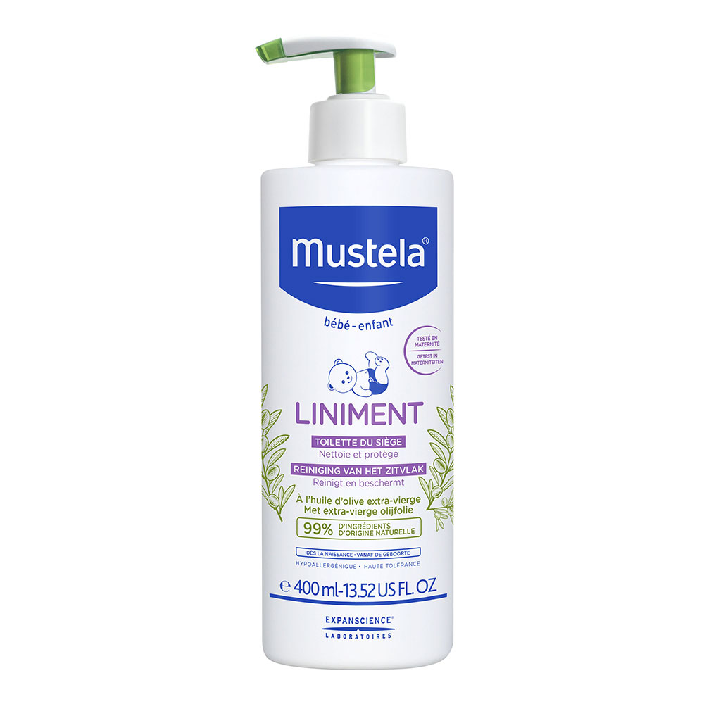 Mustela Linimento con Olio Extra Vergine di Oliva Dalla nascita 400ml