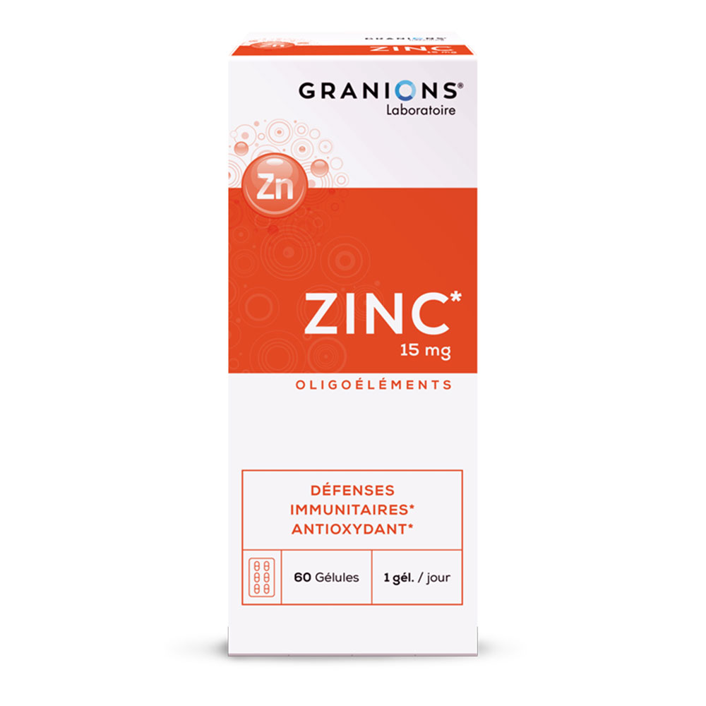Granions Zinc 15mg Difese immunitarie 60 Capsule