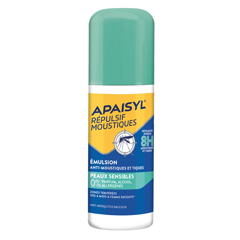 Apaisyl Spray antizanzare emulsione pelle sensibile a partire da 12 mesi 90 ml