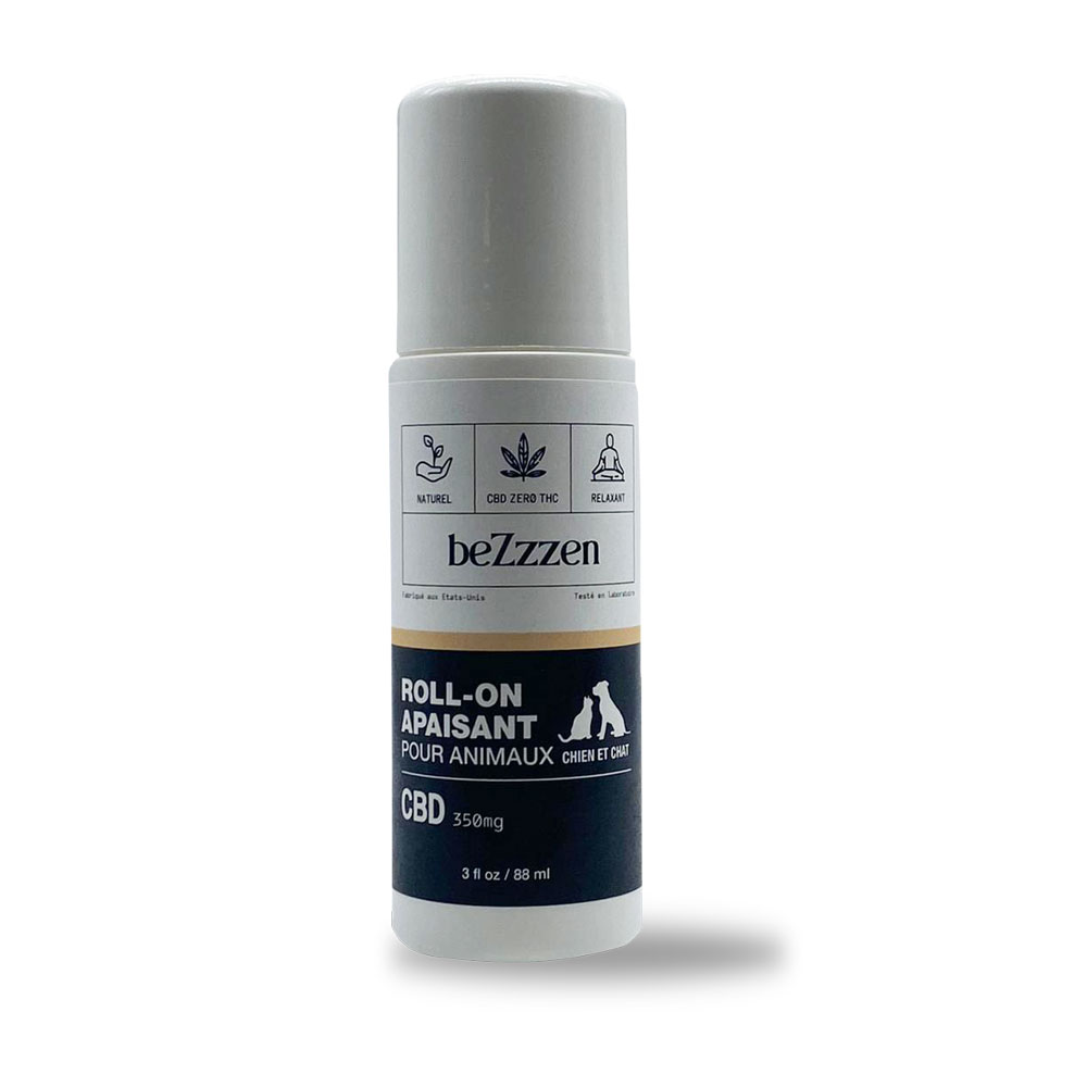 Bezzzen CBD roll-on lenitivo per animali domestici da 350 mg Cane e Gatto 88 ml