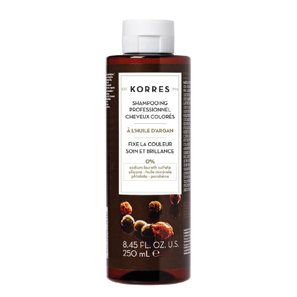 Korres Shampoo professionale all'Olio di Argan per la Colorazione (Capelli colorati) 250ml