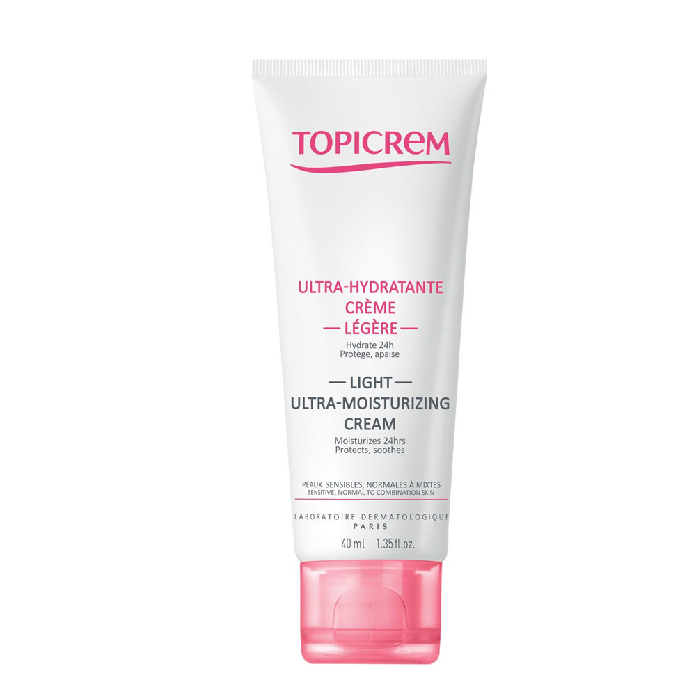 Topicrem Hydra+ Crema Viso Ultra Idratante Leggera 40ml