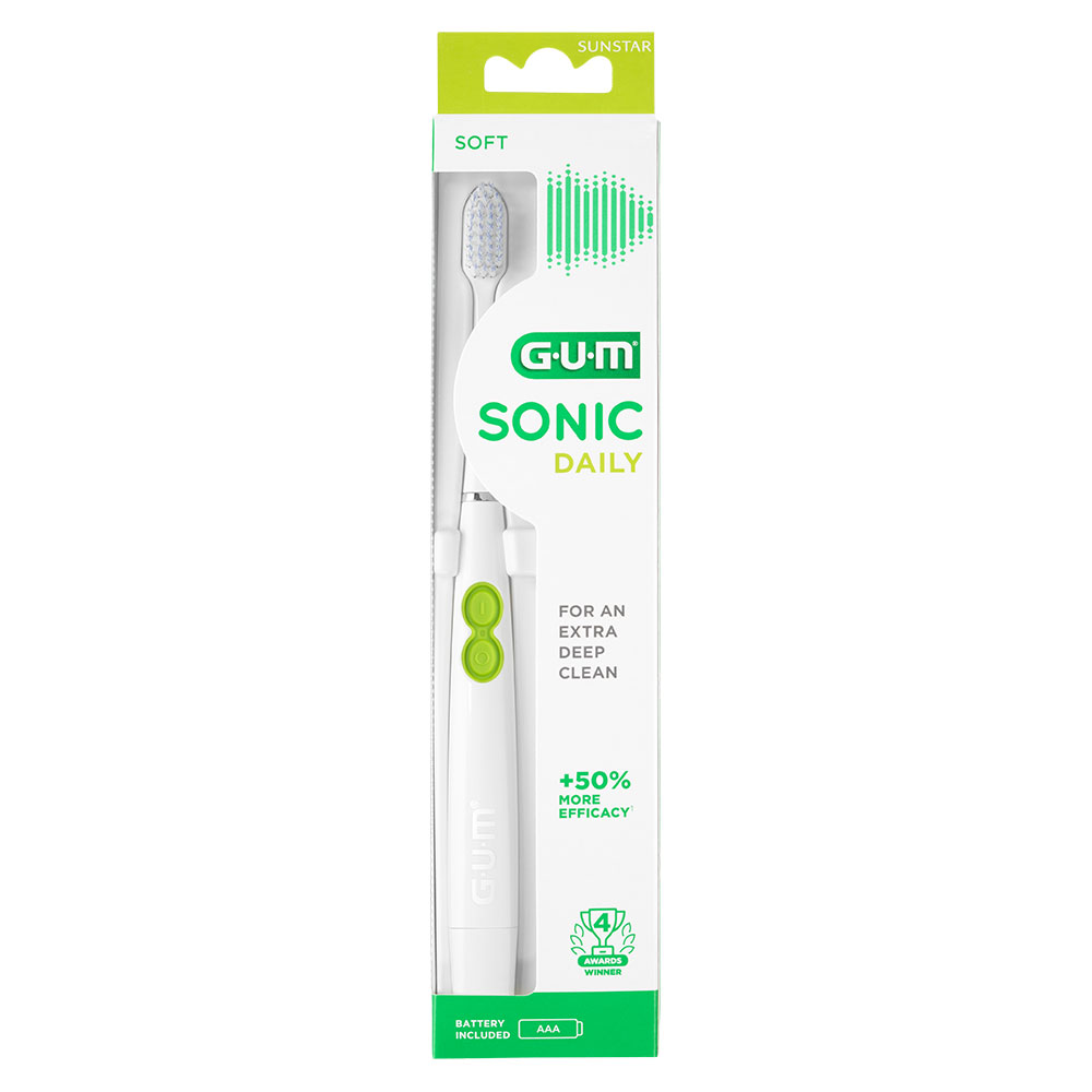 Gum Sonic Daily Spazzolino da denti Le Blanc