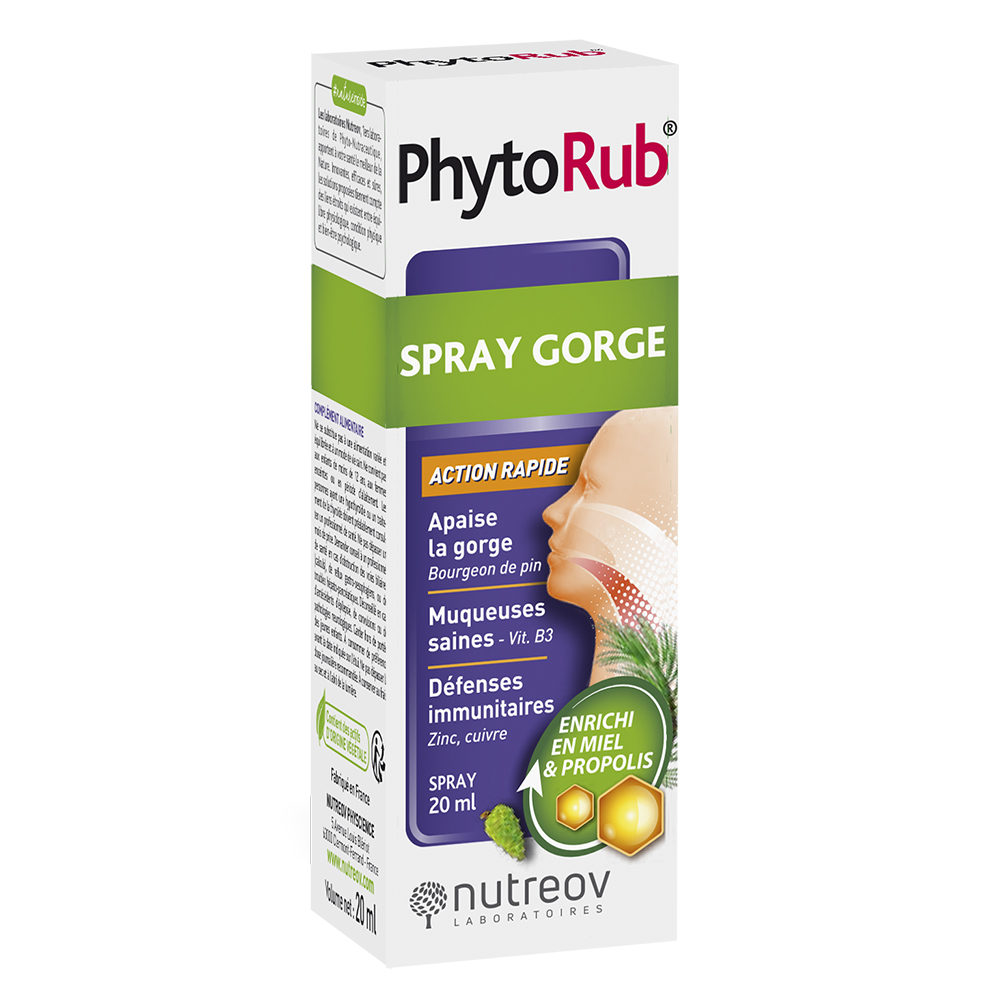 Nutreov Phyto-Rub Spray per la gola 30ml