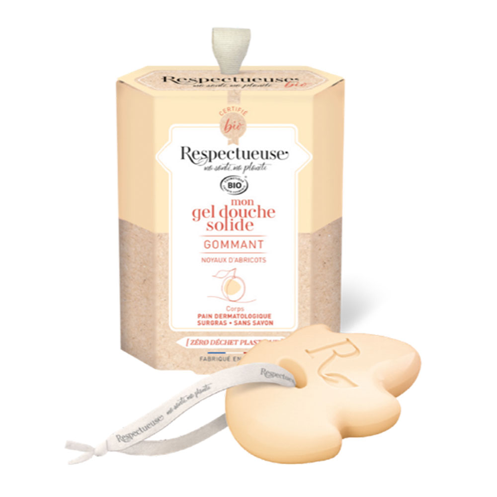 Respectueuse Scrub per il corpo Doccia solida Bio Profumo di mandorla 75g
